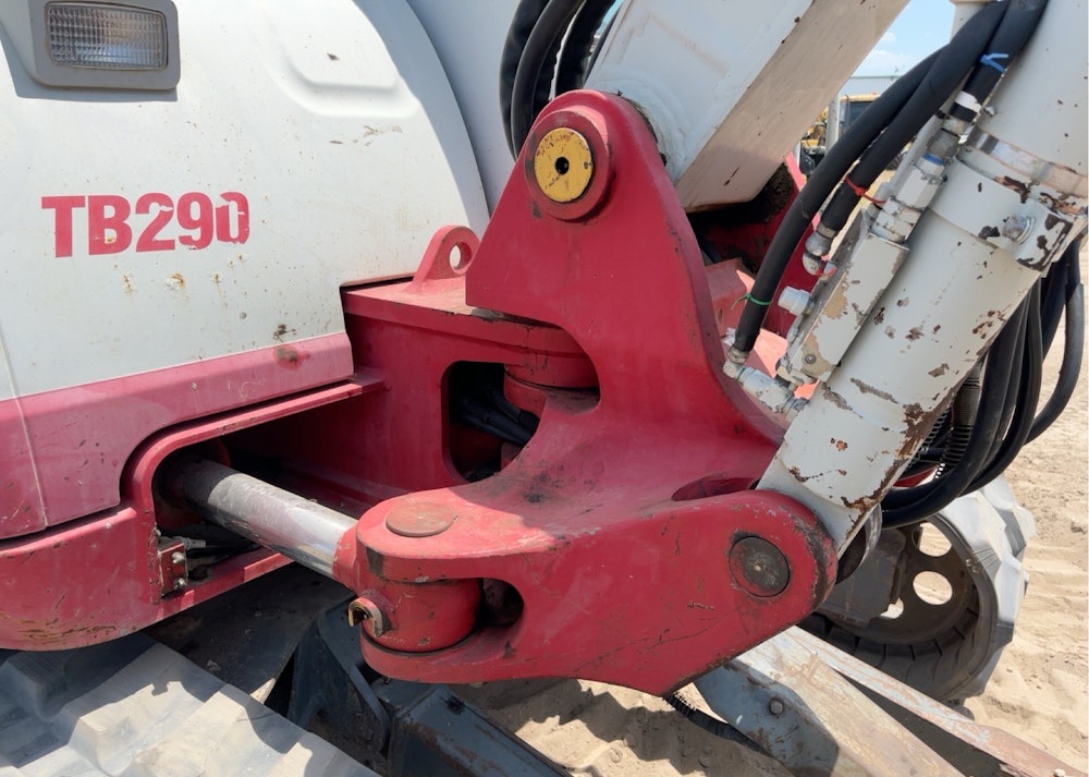 2017 TAKEUCHI TB290 HYDRAULIC MINI EXCAVATOR BACKHOE AC CAB AUX - Inventory #74289 - Image 8