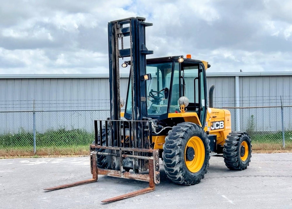 2019 JCB 930 6,000 LBS ROUGH TERRAIN FORKLIFT ENCLOSED CAB LIFT TRUCK 