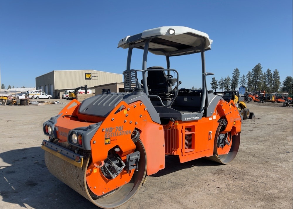 2018 HAMM HD+70I VO TANDEM SMOOTH DOUBLE DRUM ROLLER VIBRATORY COMPACTOR - Inventory #20986 - Image 11