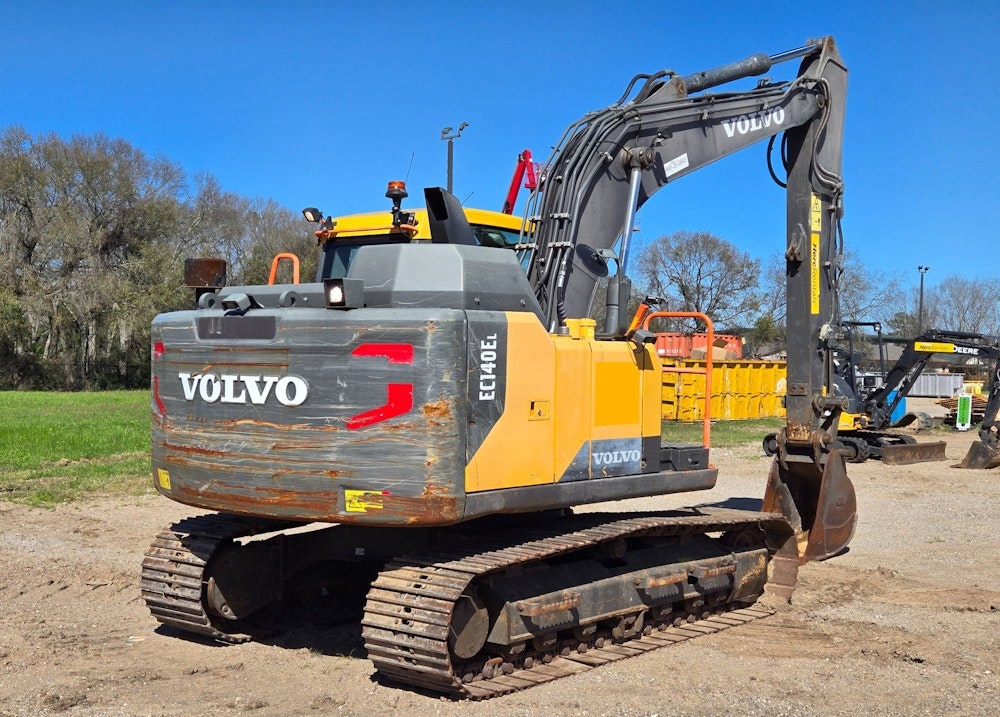 2019 VOLVO EC140E HYDRAULIC EXCAVATOR CAB TRACKHOE AC CAB DIESEL AUX - Inventory #78904 - Image 2