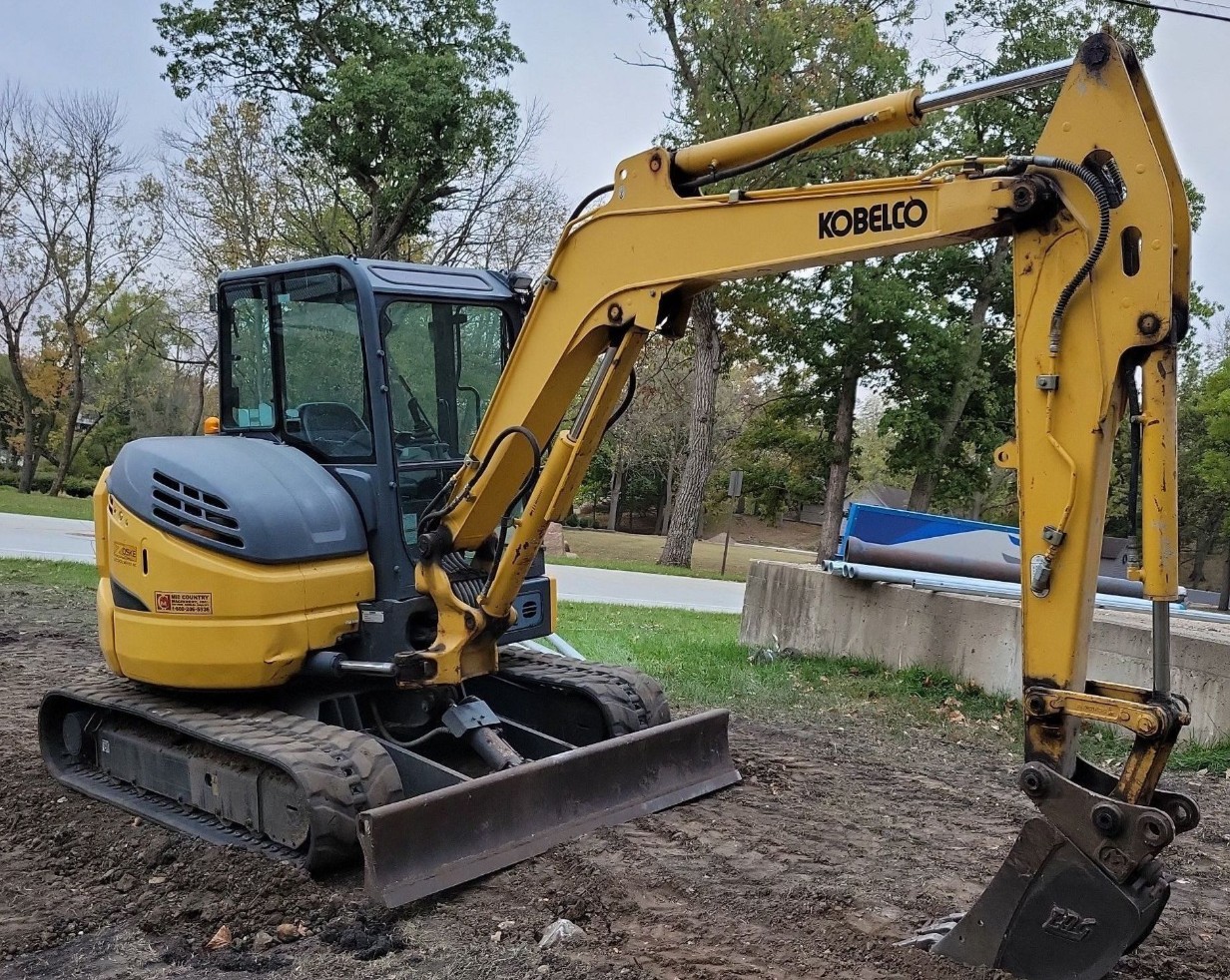 2014 KOBELCO SK55SRX-6E MINI EXCAVATOR  - Image 2
