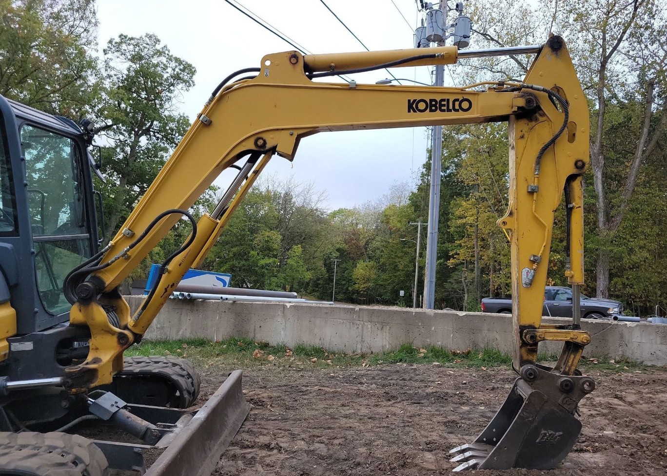 2014 KOBELCO SK55SRX-6E MINI EXCAVATOR  - Image 12