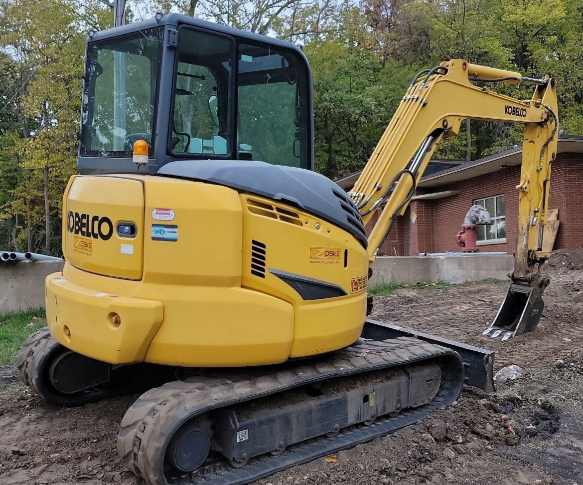 2014 KOBELCO SK55SRX-6E MINI EXCAVATOR  - Image 4