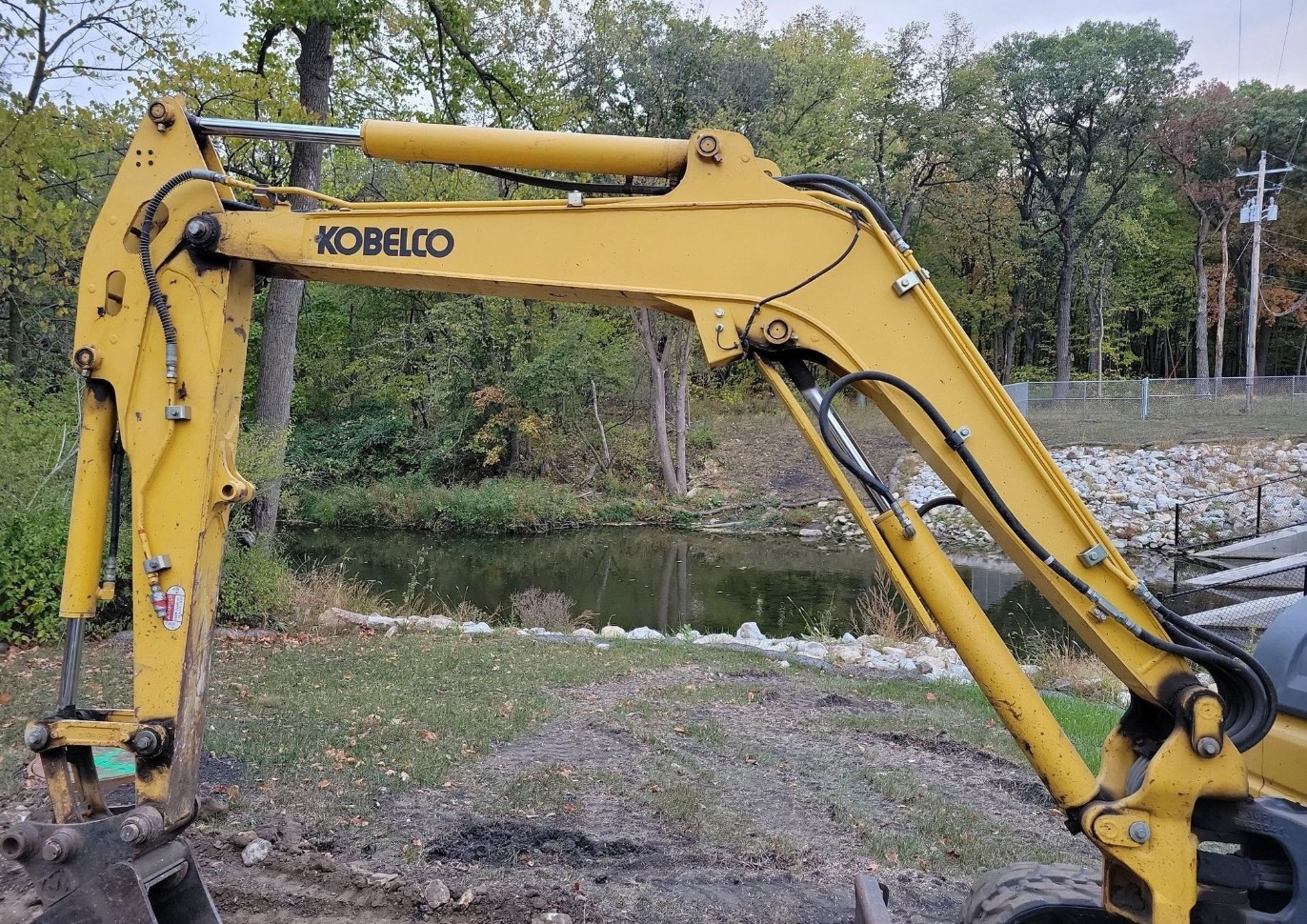 2014 KOBELCO SK55SRX-6E MINI EXCAVATOR  - Image 7