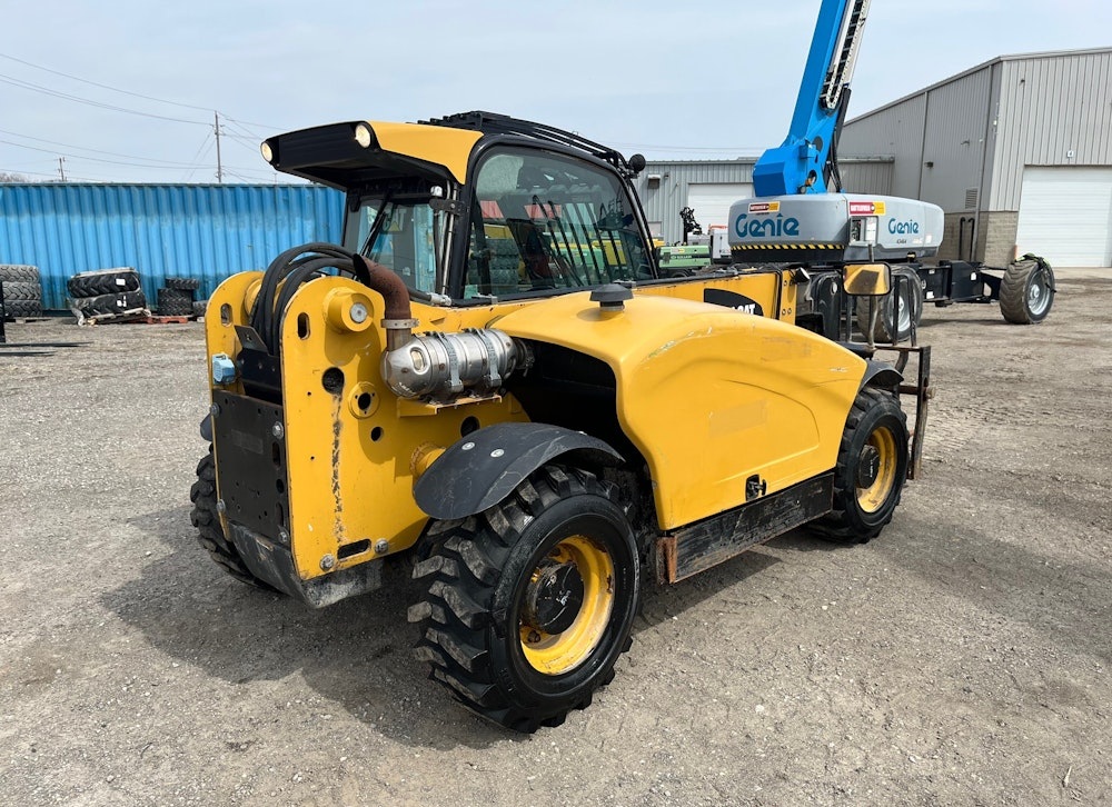 2014 CATERPILLAR TH255C 5.5K TELESCOPIC REACH FORKLIFT CAB TELEHANDLER - Inventory #40329 - Image 4