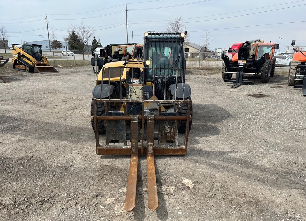 2014 CATERPILLAR TH255C 5.5K TELESCOPIC REACH FORKLIFT CAB TELEHANDLER - Inventory #40329 - Image 7