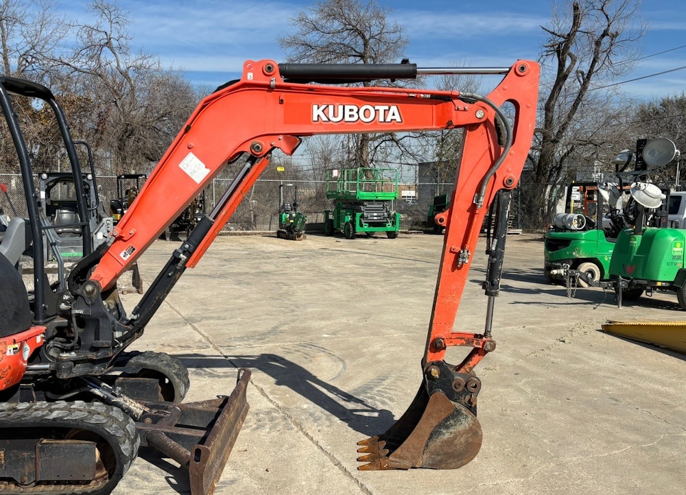2016 KUBOTA KX040-4 MINI EXCAVATOR RUBBER TRACKS BACKHOE DIESEL AUX HYD  - Image 7
