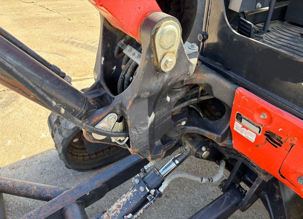 2016 KUBOTA KX040-4 MINI EXCAVATOR RUBBER TRACKS BACKHOE DIESEL AUX HYD  - Image 8