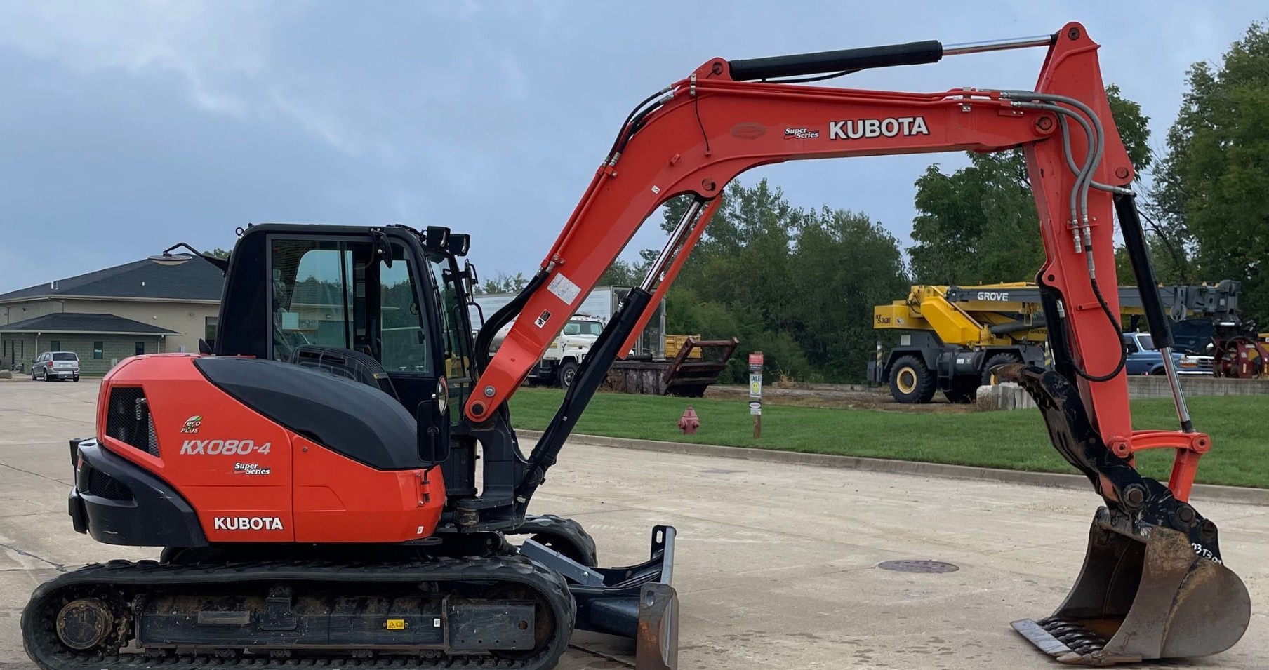 2019 KUBOTA KX080-4 MINI EXCAVATOR -  - Image 4
