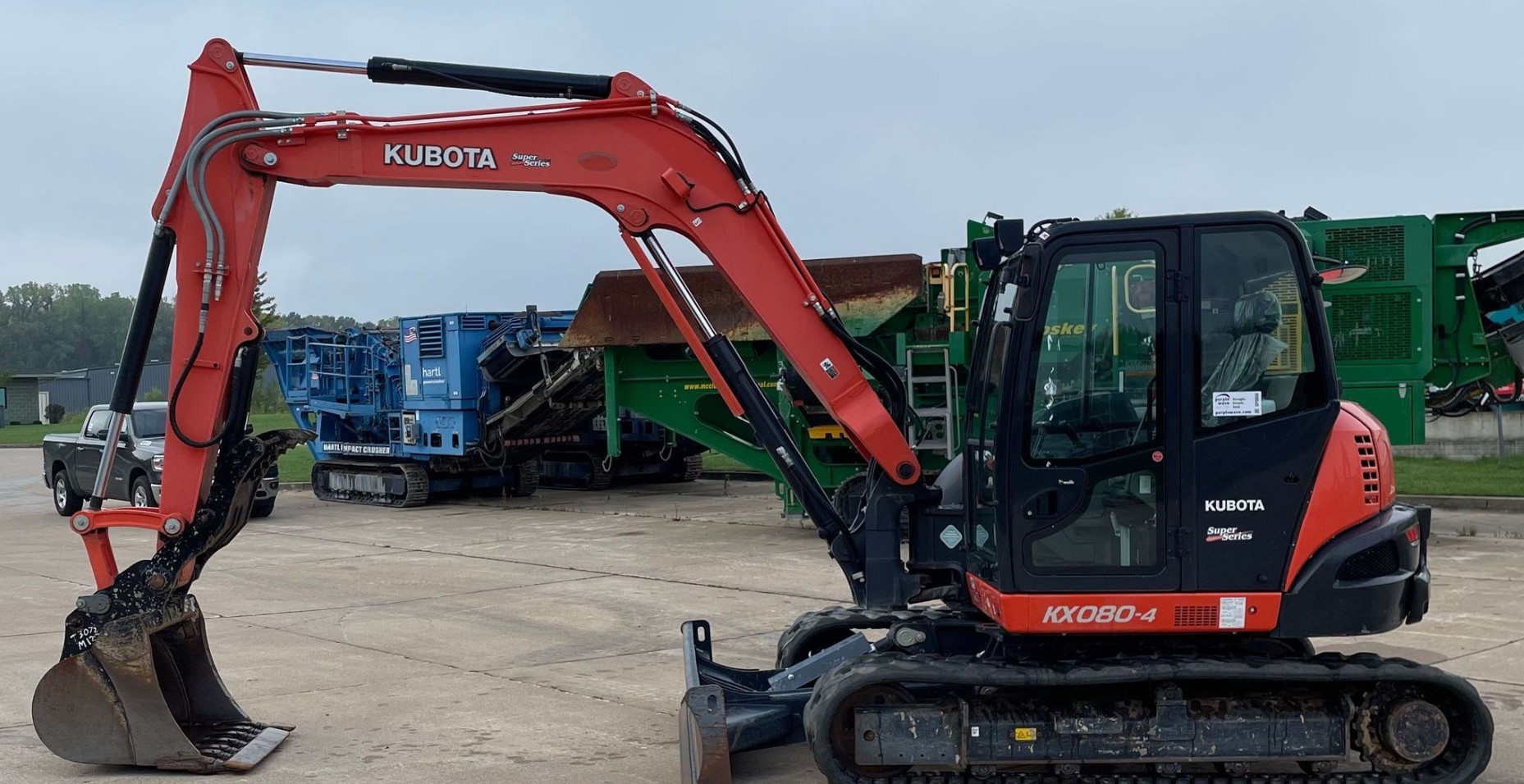 2019 KUBOTA KX080-4 MINI EXCAVATOR -  - Image 7