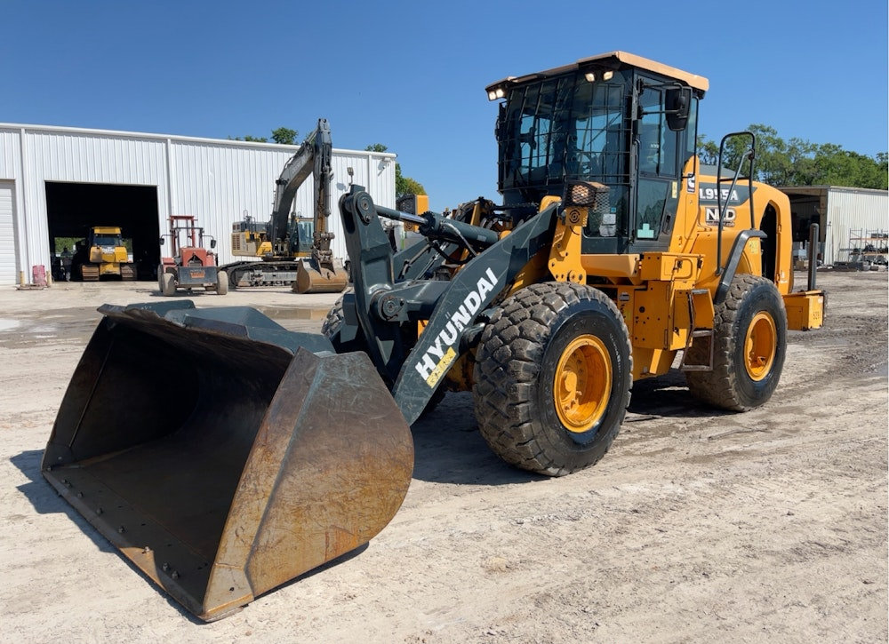 2021 HYUNDAI HL955A ARTICULATED WHEEL LOADER TRACTOR AUX HYD BUCKET QC - Inventory #23874