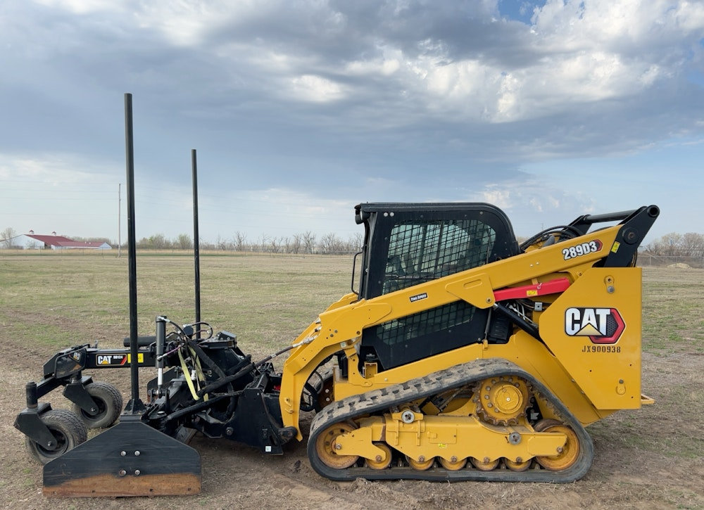 2019 CATERPILLAR 289D3 SKID STEER TRACK LOADER CAB CRAWLER BOX BLADE -  - Image 2