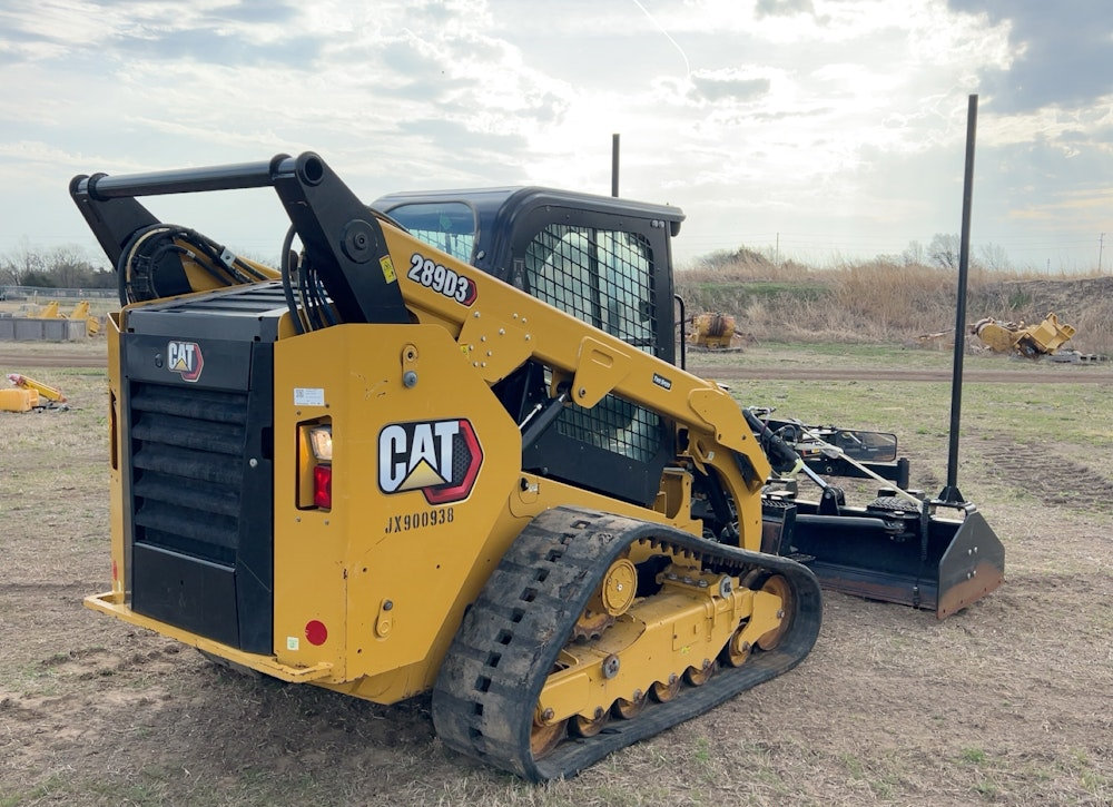 2019 CATERPILLAR 289D3 SKID STEER TRACK LOADER CAB CRAWLER BOX BLADE -  - Image 7